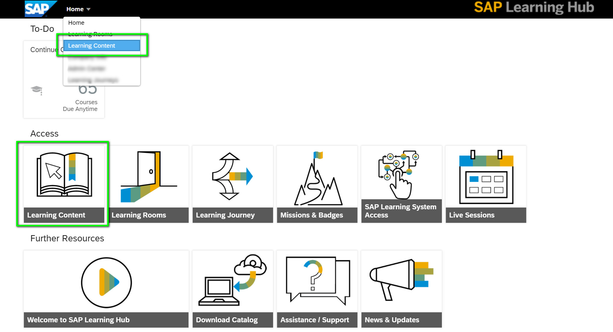 SAP Learning Hub Help Center